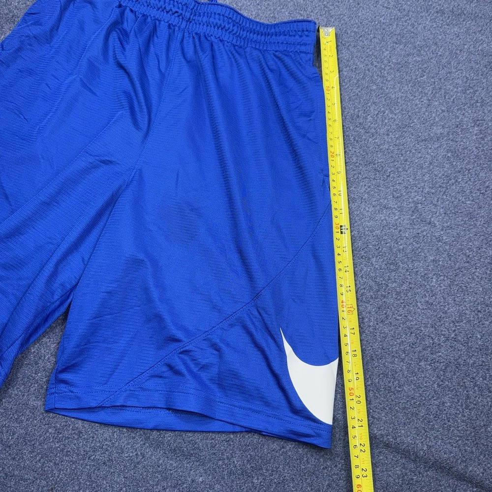 Nike Dry HBR Basketball Shorts Mens XLT Blue Dri Fit Big Swoosh 910704-480 Baggy - Picture 9 of 9